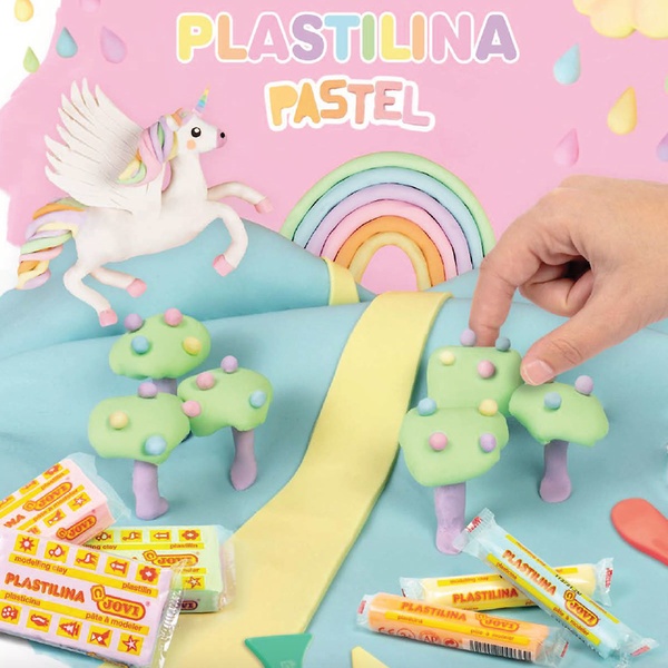 Plastiliini komplekt JOVI PASTELL 6 tk 50 g image 2