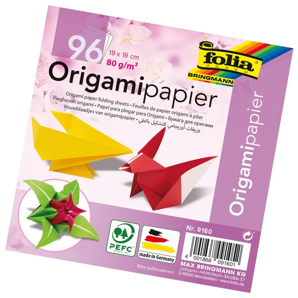 Origami voltimispaber 19x19 cm