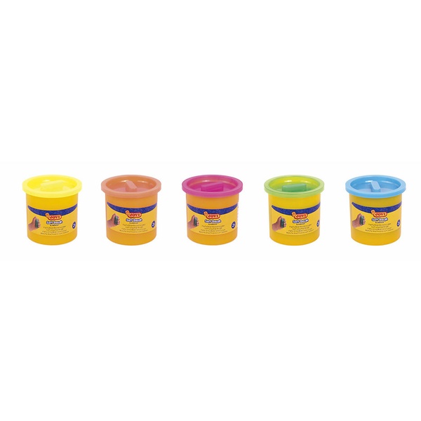Pehme plastiliin JOVI Blandiver 5 värvi*110 g neoon image 2