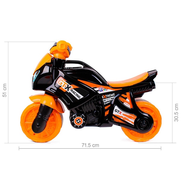 Tõukemootorratas oranž image 2