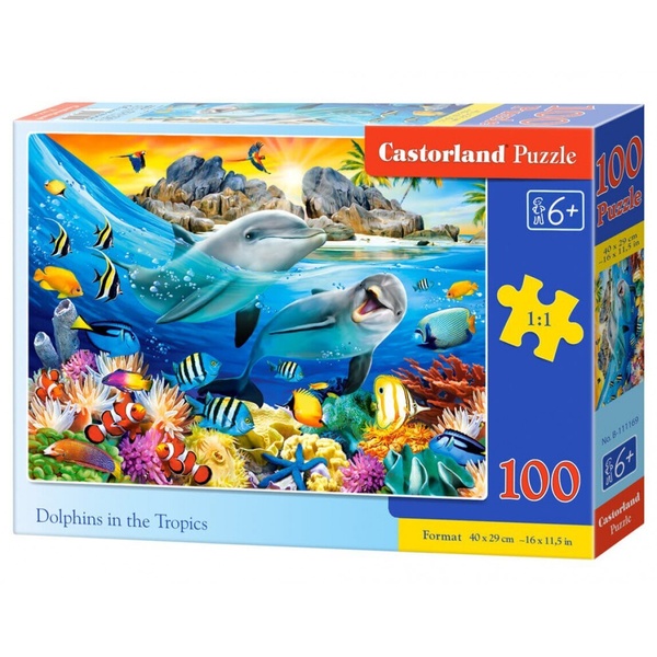 Pusle 100-osaline "Delfiinid troopikas"