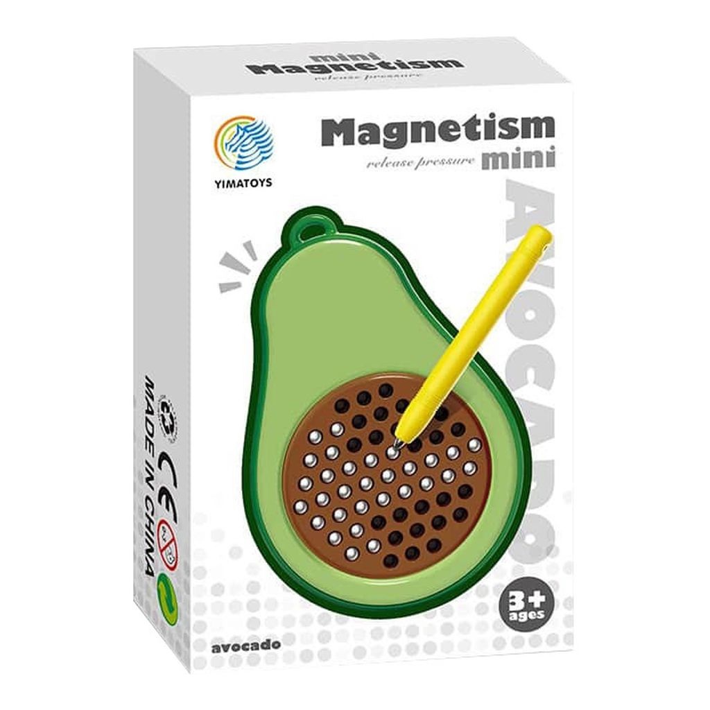 Magnetiline joonistustahvel kuulikestega Avokaado mini