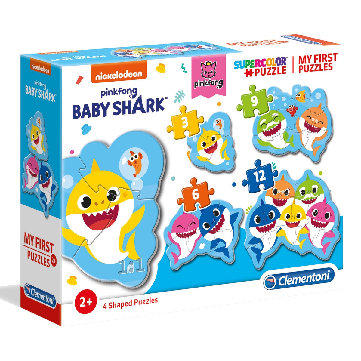 Minu esimene pusle Baby Shark 3/6/9/12