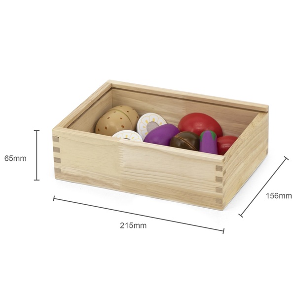 Viga Toys Lõigatavad puidust köögiviljad image 4