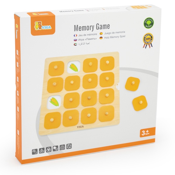 VIGA Toys Montessori puidust mälumäng image 2