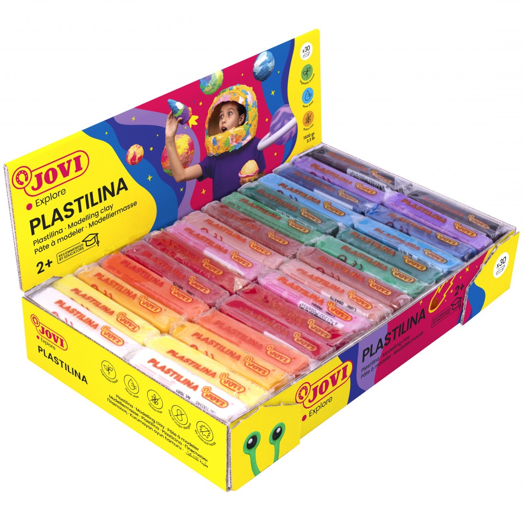Plastiliini komplekt JOVI 30 tk * 50 g