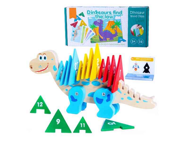 MalPlay puidust dinosauruse pusle