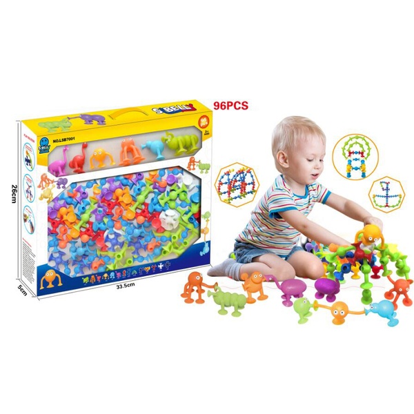 Silikoonist konstruktor 96 osa