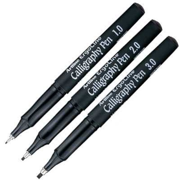 Kalligraafiline pliiats 3,0 mm must Artline Ergoline  