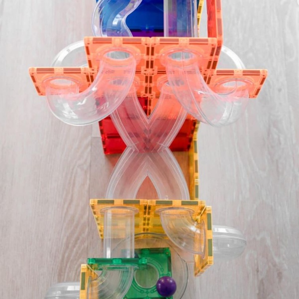 Magnetklotsid  Connetix Rainbow Pallirada laiendus 66tk image 3
