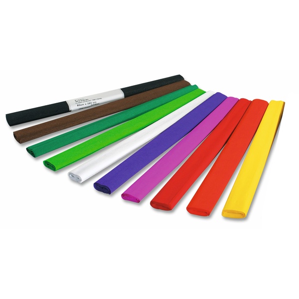 Krepp-paber FOLIA 10 tk/pk seguvärvid
