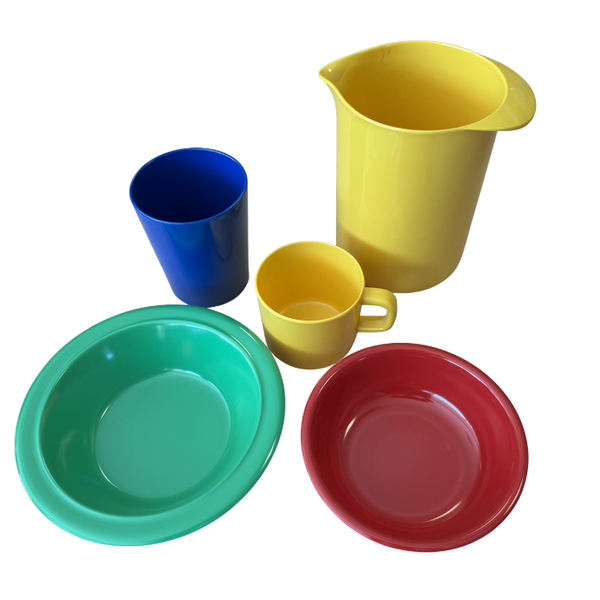 Laste nõude komplekt kannuga VÄRVILINE image 2