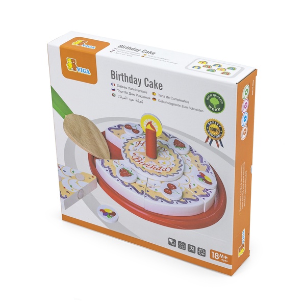 Viga Toys puidust sünnipäeva kook image 3