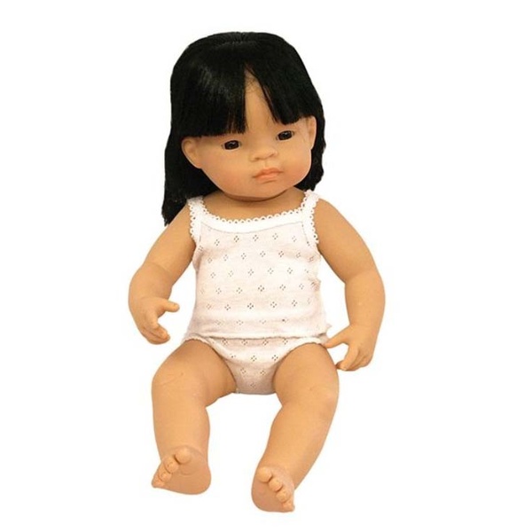 Aasia tüdruknukk 38 cm 