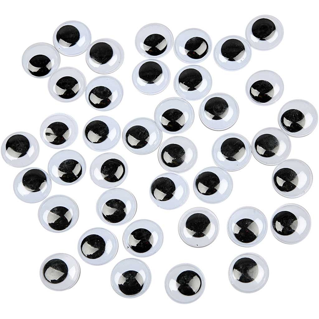 Liikuvad silmad Ø 20 mm 50 tk/pk