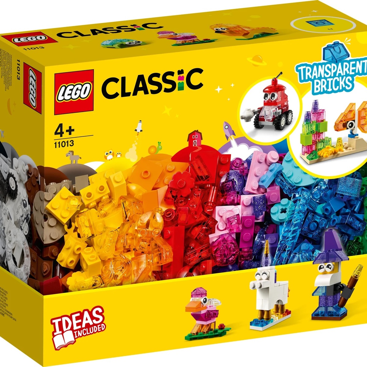 LEGO Classic Läbipaistvad loovmänguklotsid