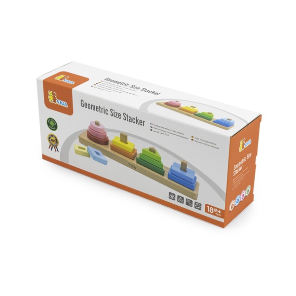 Viga Toys puidust kujundite sorteerimismäng image 3