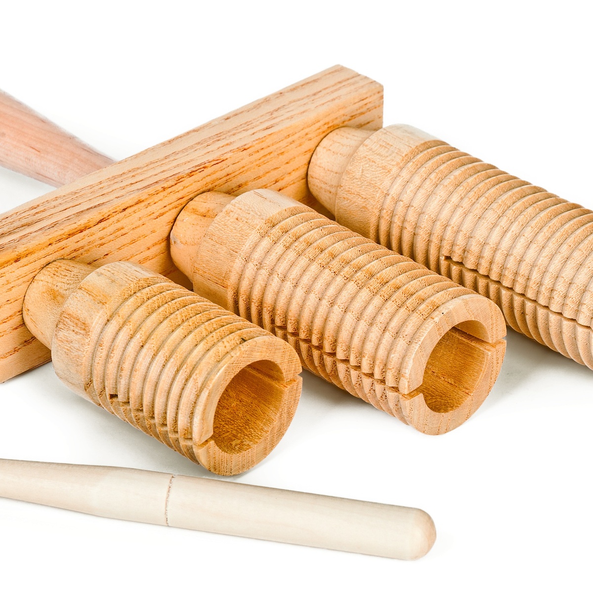 Puidust Guiro Trio