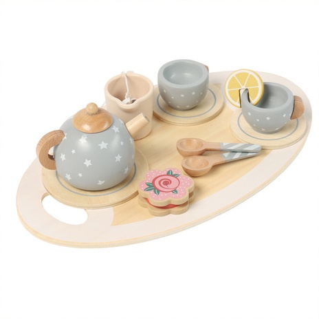 Puidust teeserviis hall