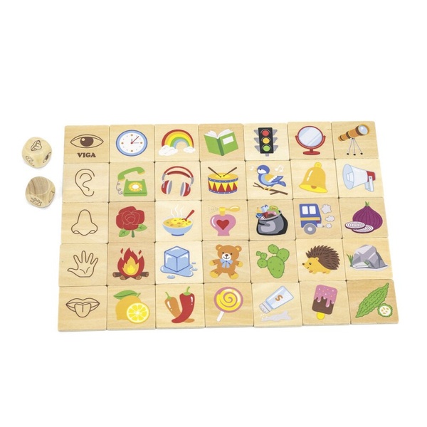 Viga Toys puidust mäng: "Minu viis meelt" image 1