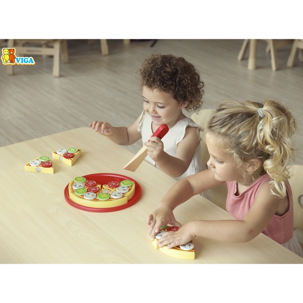 Viga Toys puidust mängupitsa image 4