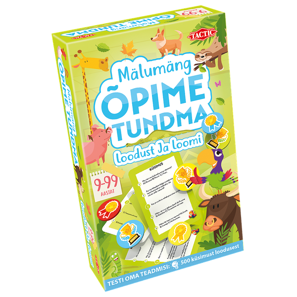 Tactic mälumäng Õpime tundma loomi ja loodust