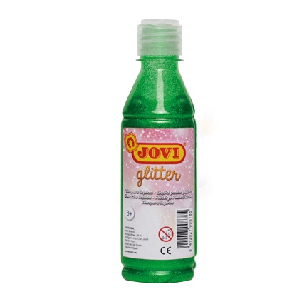 Guašš JOVI glitter 250 ml roheline