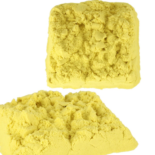 Kineetiline liiv lastele kollane 1 kg image 2