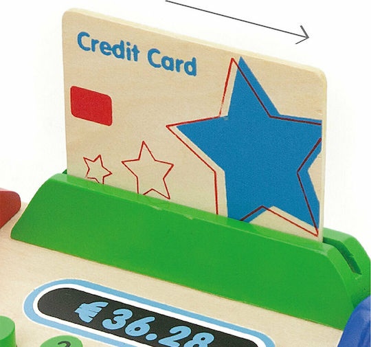 Viga Toys puidust puidust kassa image 4