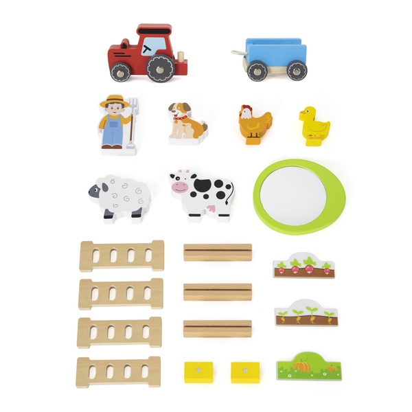 Viga Toys puidust talumäng lastele image 2