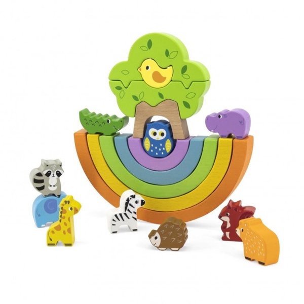 Viga Toys Tasakaalumäng Vikerkaar