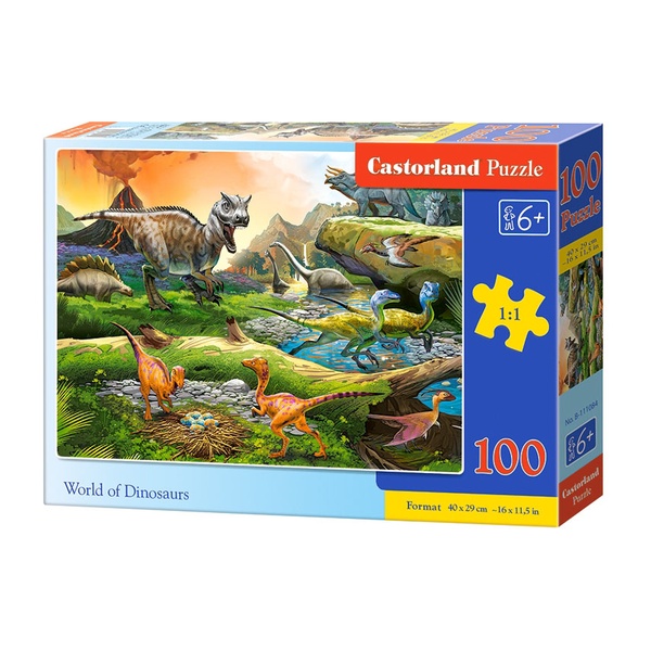 Pusle 100-osaline "Dinosauruste maailm"