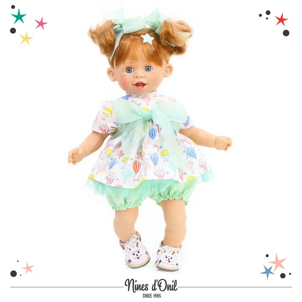 NINES nukk CUCA punaste juustega, 45 cm