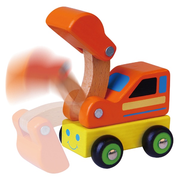 Viga Toys puidust väikesed sõidukid 6 tk image 3