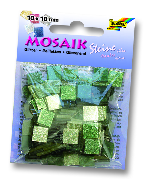 Mosaiik-kivid rohelised toonid 190tk/pk, 10x10mm