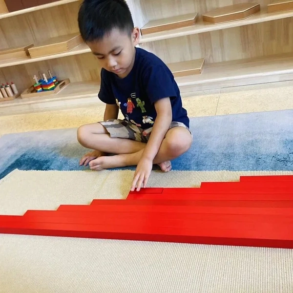 Montessori pikad punased pulgad image 6