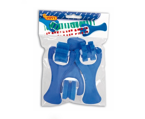 Svammist mustrirullid JOVI 3 tk sinised