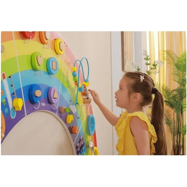 Viga Toys tegevustahvel VIKERKAAR image 4