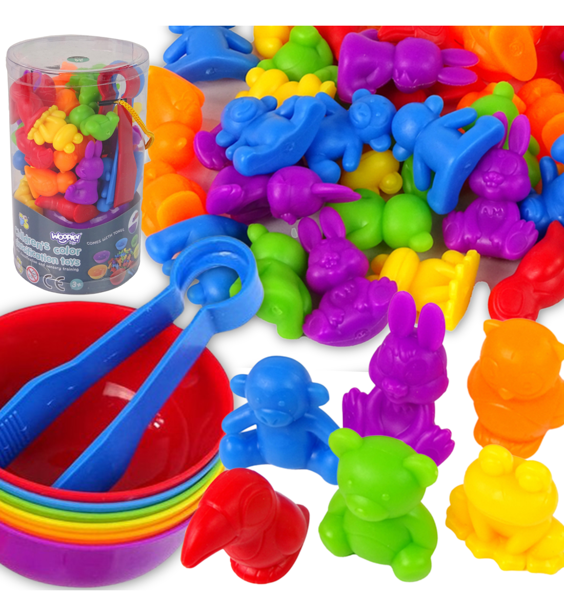 WOOPIE sorteerimiskomplekt loomakujudega