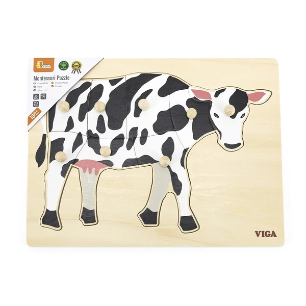 Viga Toys Puidust Montessori nupupusle LEHM
