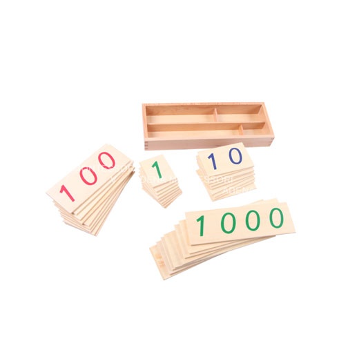 Montessori väike numbrikaartide komplekt image 2
