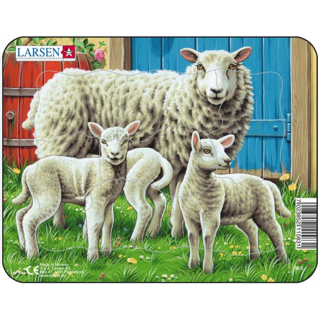 Larsen pusle Farmiloomad - lambad