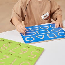 Viga Toys puidust kirjutustahvel "Suurtähed" image 2