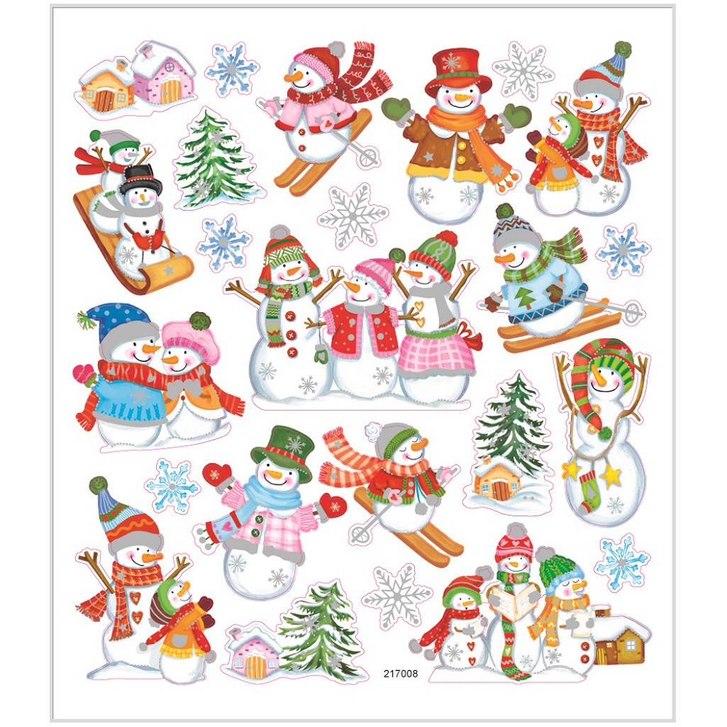 Kleepsud 15x16,5 cm lumememmed