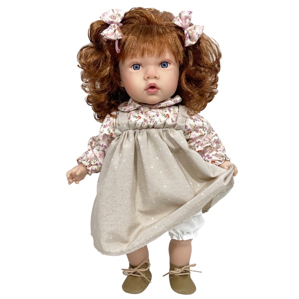 NINES nukk SUSETTE punaste juustega 45 cm