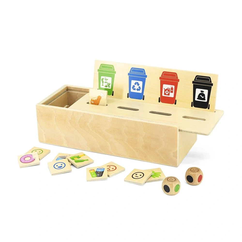 Viga Toys Piltide sorteerimise karp Prügi sorteerimine