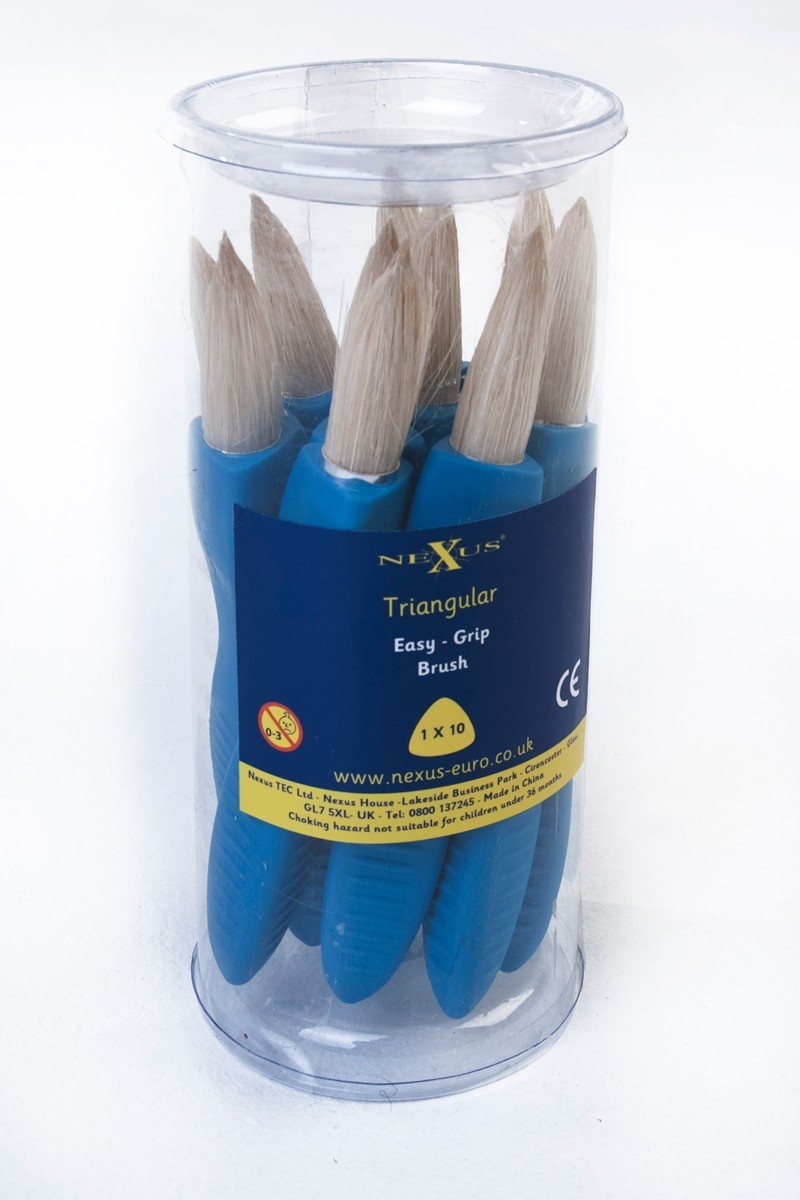 Nexuse kolmnurkne pintsel Jumbo L sinine
