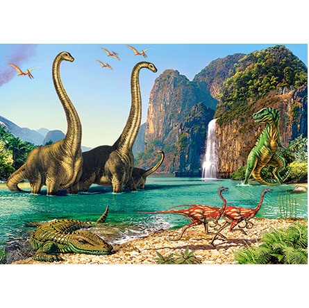 Pusle 60-osaline „Dinosauruste maailm“ image 2