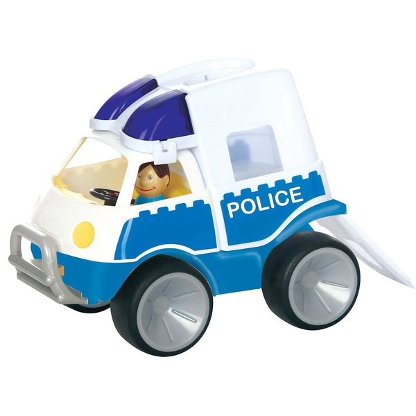 Suur politseiauto karbis