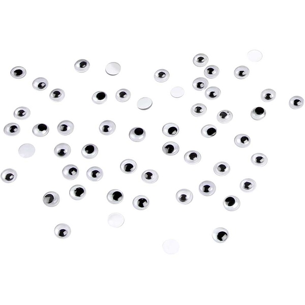 Liikuvad silmad Ø 4 mm 100 tk/pk